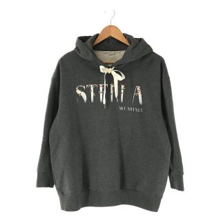 【美品】 STELLA McCARTNEY / ステラマッカートニー | ロゴトップ スウェット パーカー フーディ | 34 | グレー |  レディース