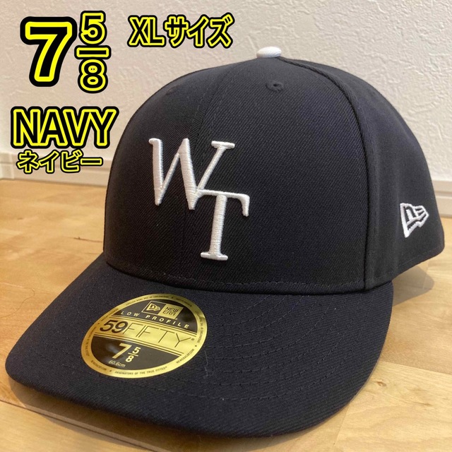 W)taps - WTAPS ニューエラ キャップ XLサイズ ネイビーの通販 by