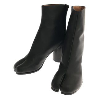 【新品】  Maison Margiela / メゾンマルジェラ | 2020SS イタリア製 22 Tabi boots 足袋 タビ レザー ブーツ 箱・保存袋有 | 38 | BLACK | レディース(ブーツ)