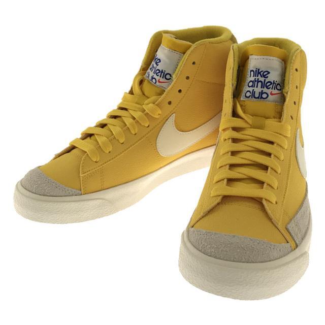 NIKE(ナイキ)の【新品】  NIKE / ナイキ | NIKE BLAZER MID '77 ナイキ ブレザー ミッド スニーカー 箱付き | 24.5 | イエロー | レディース レディースの靴/シューズ(スニーカー)の商品写真