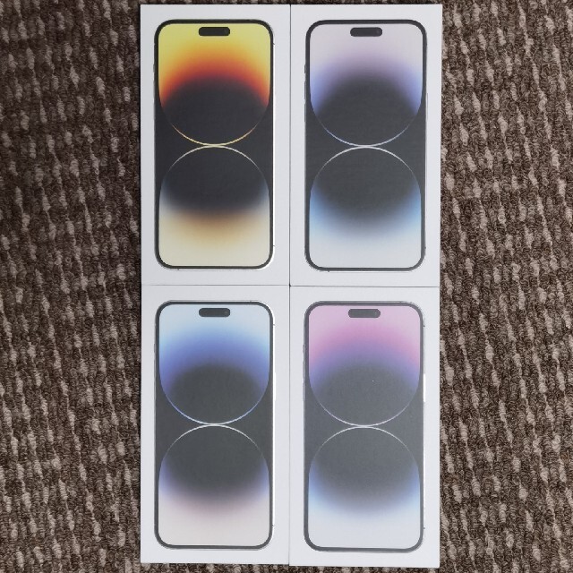 iPhone(アイフォーン)の【4色セット！】iPhone 14 Pro Max 256GB　4色セット スマホ/家電/カメラのスマートフォン/携帯電話(スマートフォン本体)の商品写真