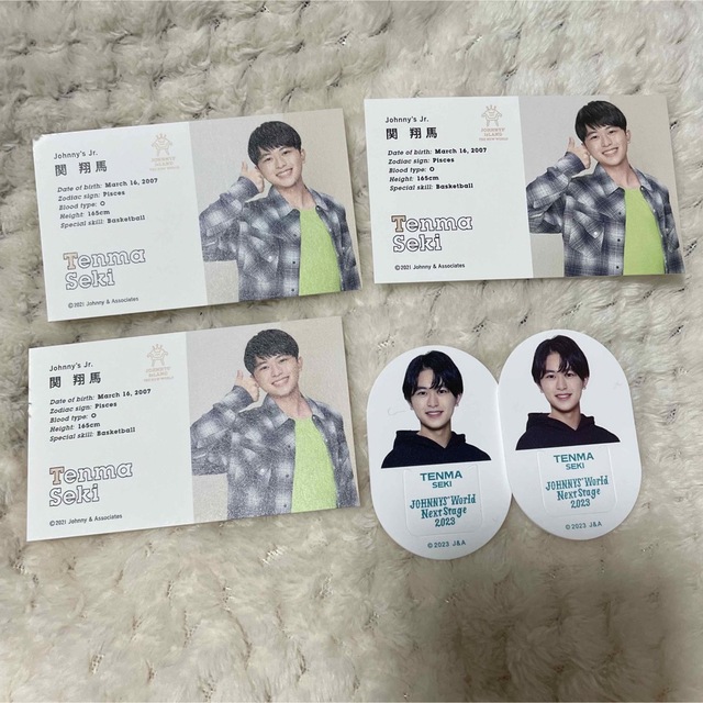 ジャニーズJr.(ジャニーズジュニア)の関翔馬 ジャニワ マーキングクリップ ジャニアイ カード エンタメ/ホビーのタレントグッズ(アイドルグッズ)の商品写真