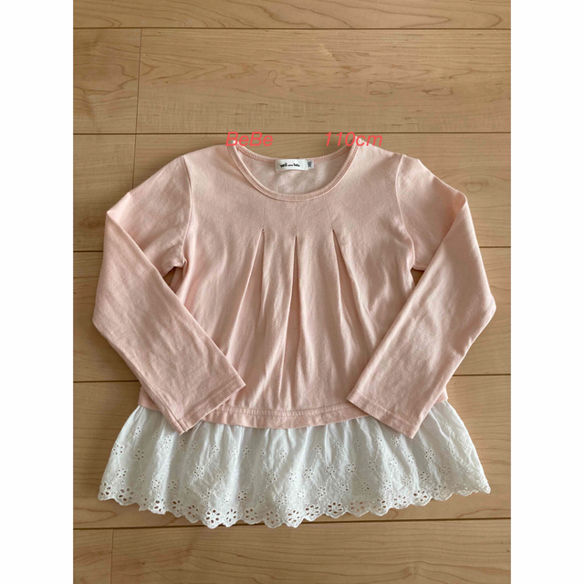 BeBe(ベベ)の★BeBe★110cm★長袖Tシャツ★女の子★ キッズ/ベビー/マタニティのキッズ服女の子用(90cm~)(Tシャツ/カットソー)の商品写真