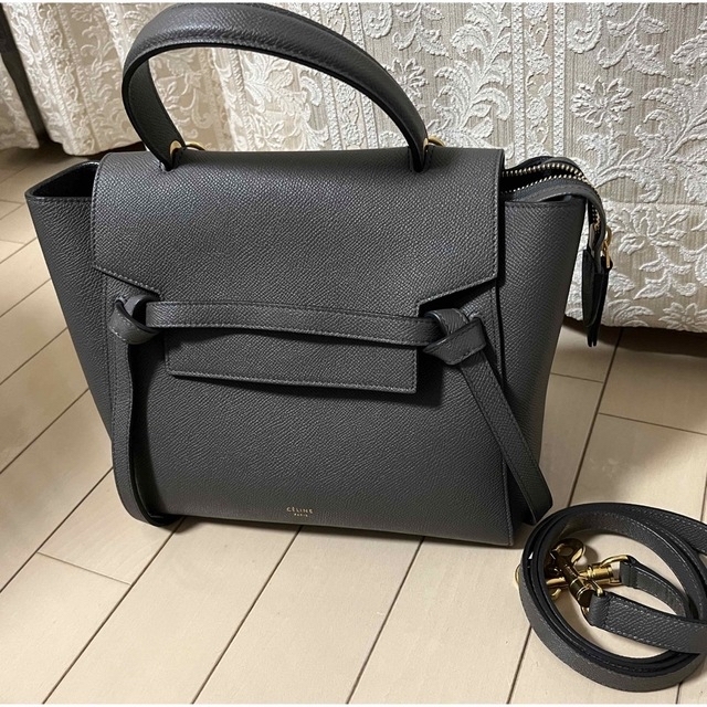 CELINE セリーヌ【ベルトバッグ】グレー | www.jarussi.com.br