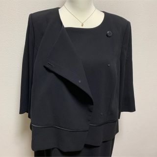 新品タグ付】ETAGE ブラック フォーマル ワンピース スーツ 礼服 喪服 ...