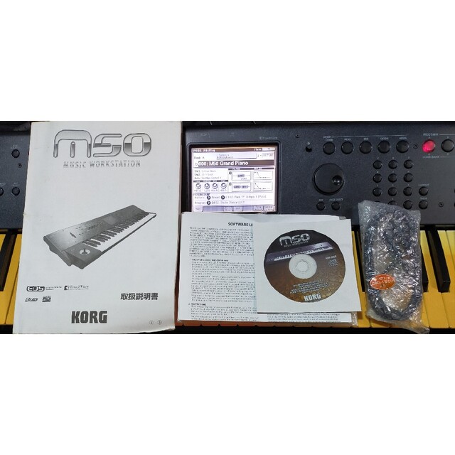 KORG(コルグ)のKORGシンセサイザーM50動作確認済スタンドケース２点セットオマケ付取説有り 楽器の鍵盤楽器(キーボード/シンセサイザー)の商品写真