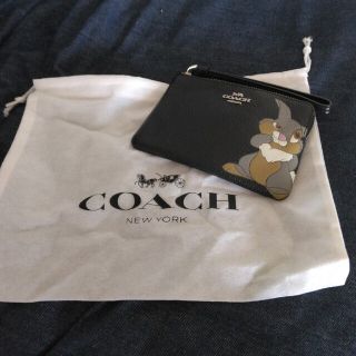 《未使用》coach リストレット ポーチ うさぎ