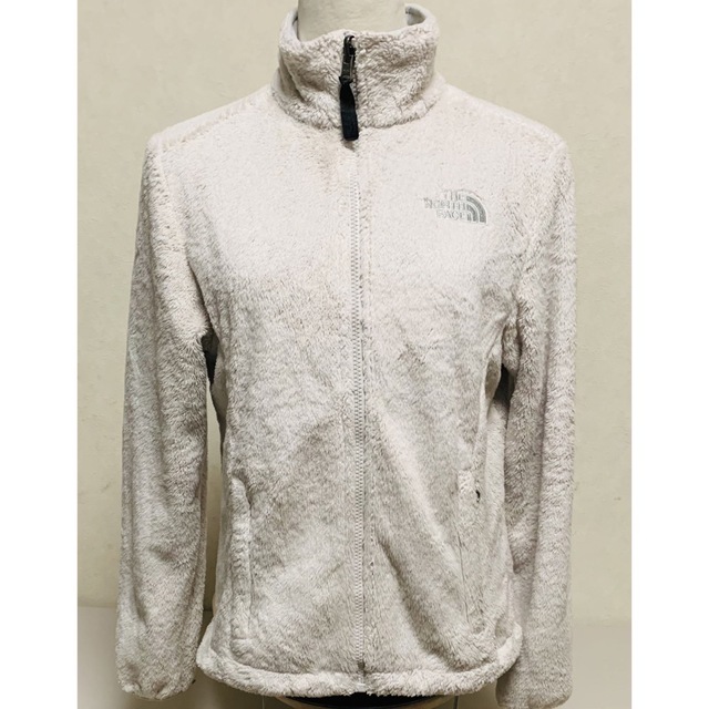 THE NORTH FACE(ザノースフェイス)の【訳あり・中古】ザ ノースフェイス 白 レディースS ガールズ M 古着 レディースのジャケット/アウター(その他)の商品写真