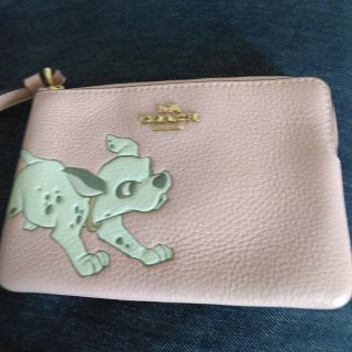 コーチ(COACH)のCOACH リストレット　新品　101匹わんちゃん　ミニポーチ(ポーチ)