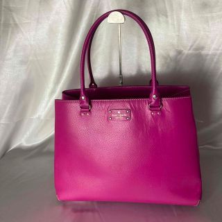 ケイトスペードニューヨーク(kate spade new york)のケイトスペード katespade バッグ　ラージスクエア レザー トートバッグ(トートバッグ)