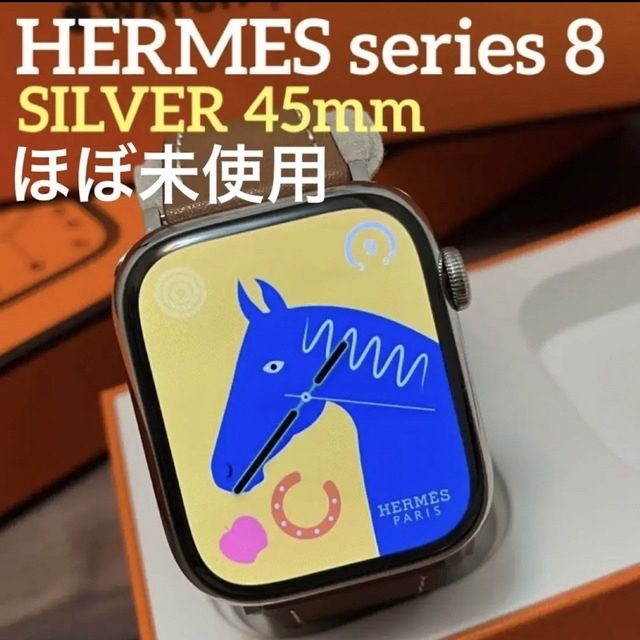 Hermes - 【ほぼ新品】Apple Watch HERMES S8 45mm #582