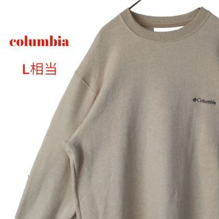 コロンビア(Columbia)の【90S古着】オーバーサイズ　コロンビアスウェット　刺繍ロゴ　裏起毛　メンズL(スウェット)