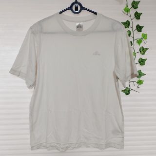 アディダス(adidas)のアディダス　白Tシャツ　adidas　レディース(Tシャツ(半袖/袖なし))