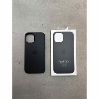 Apple - Apple iPhone 12/12 Pro シリコーンケース ブラック