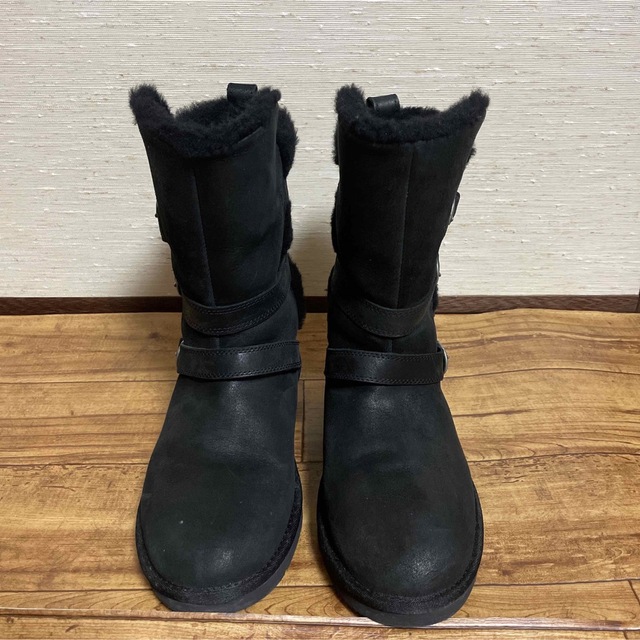 UGG W BECKET ブラック ムートンブーツ レディース 靴/シューズ www