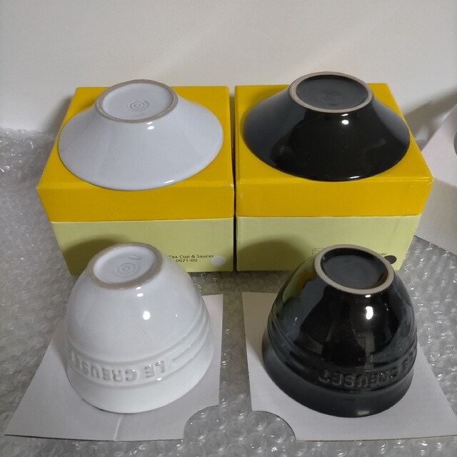 LE CREUSET - ルクルーゼ カップ&ソーサー シャイニーブラック