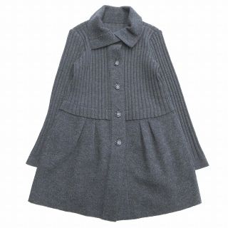 レリアン(leilian)の美品 レリアン Leilian ウール ニット ワンピース カットソー 9号(ひざ丈ワンピース)