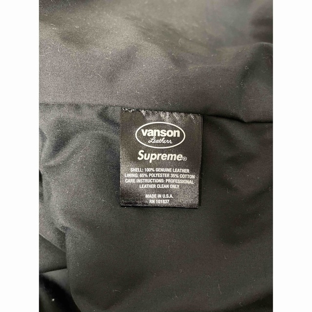 Supreme(シュプリーム)のSupreme Vanson Leathers Jacket メンズのジャケット/アウター(レザージャケット)の商品写真