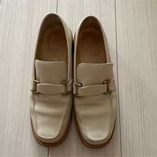 パラブーツ(Paraboot)のパラブーツ　paraboot ローファー　vintage ビンテージ　白(ローファー/革靴)