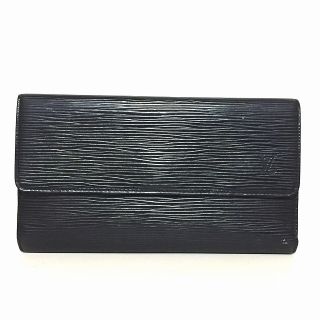 ルイヴィトン(LOUIS VUITTON)のルイヴィトン 長財布 エピ M63382 ノワール(財布)