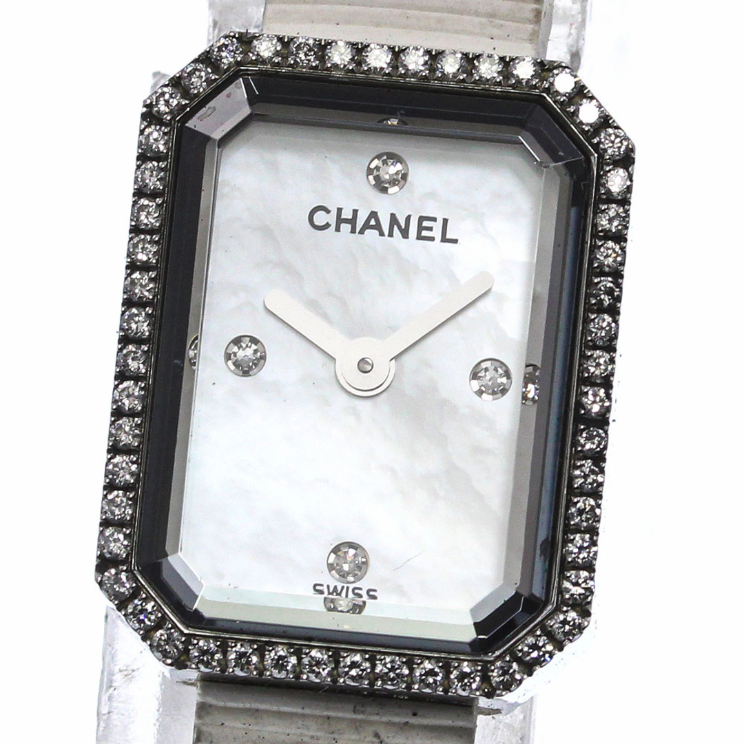 ★保証書付き【CHANEL】シャネル プルミエール ダイヤベゼル H2433 クォーツ レディース_730497【ev15】