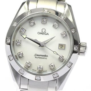 オメガ(OMEGA)の☆良品 【OMEGA】オメガ シーマスター アクアテラ 11Pダイヤ ダイヤベゼル 2564.75 自動巻き レディース_731770(腕時計)