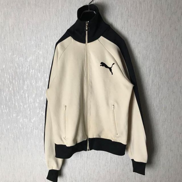 PUMA - PUMA ヴィンテージトラックジャケット バイカラー クリーム ...