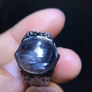 高級】プラチナタイチンルチルクォーツ リング s925の通販 by Rui|ラクマ