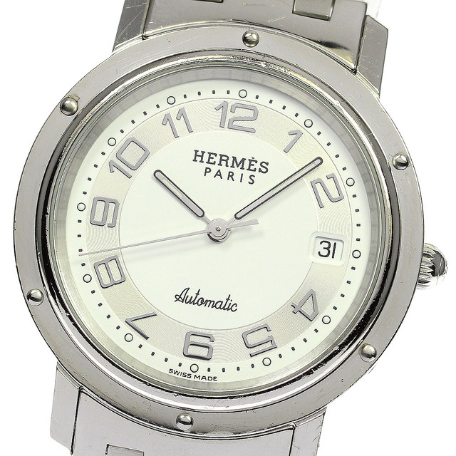 Hermes - 【HERMES】エルメス クリッパー デイト CL1.810 自動巻き メンズ_671745【ev10】