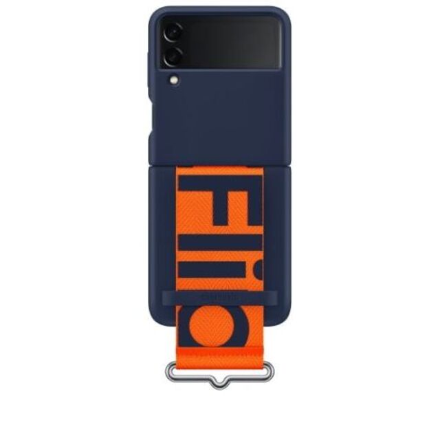 Galaxy Z Flip3 Silicone cover Strap 純正品