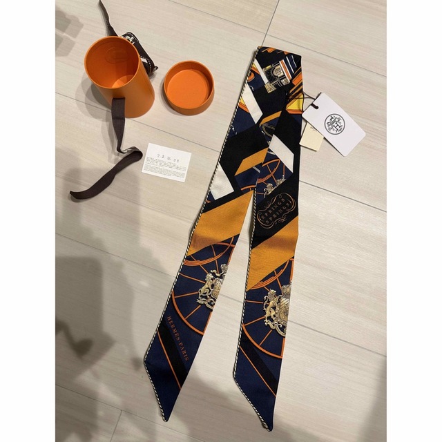 ライトニングボルト 新品未使用 エルメス HERMES ツイリー スカーフ