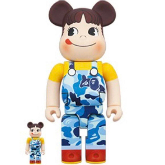 BE@RBRICK  BAPE(R)ペコちゃん　ブルー