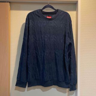 シュプリーム(Supreme)の【中古 美品】supreme sweat nevy M (トレーナー/スウェット)