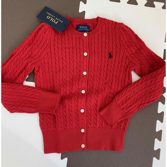 POLO RALPH LAUREN(ポロラルフローレン)のポロラルフローレン　120 キッズ/ベビー/マタニティのキッズ服女の子用(90cm~)(カーディガン)の商品写真