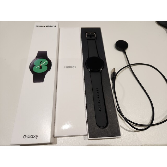 Galaxy watch 4 40mm ブラック腕時計(デジタル)