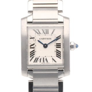 Cartier - カルティエ CARTIER タンクフランセーズ SM 腕時計 ステンレススチール  中古