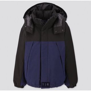 ユニクロ(UNIQLO)のユニクロ　ギッズ　アウター　ウォームパデットパーカー　110㎝(ジャケット/上着)