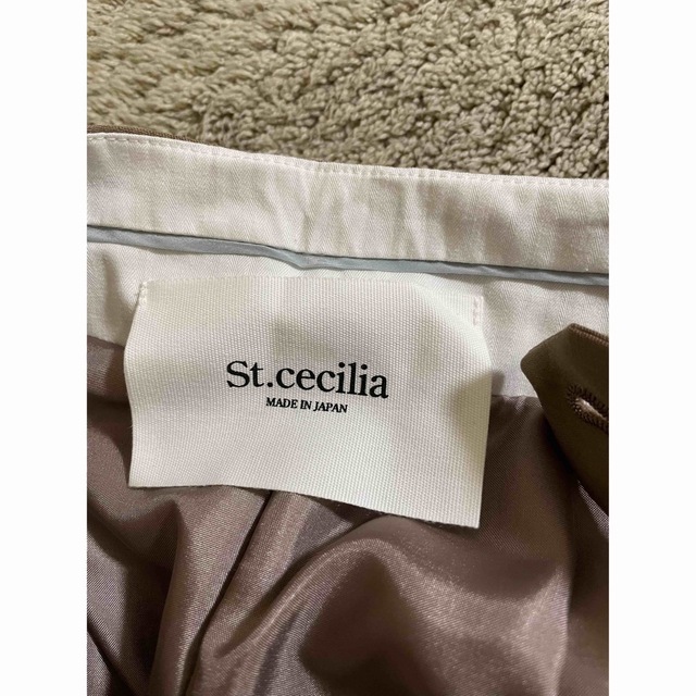 Drawer(ドゥロワー)のgirlish　◇　St.cecilia シルクウールパンツ レディースのパンツ(クロップドパンツ)の商品写真