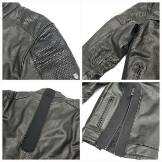 極美品◆HARLEY-DAVIDSON◆カウハイドレザーライダース 550