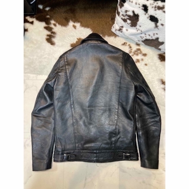 Lewis Leathers(ルイスレザー)のルイレザー サイクロン ラットランドシープ タイトフィット 36  441T メンズのジャケット/アウター(ライダースジャケット)の商品写真