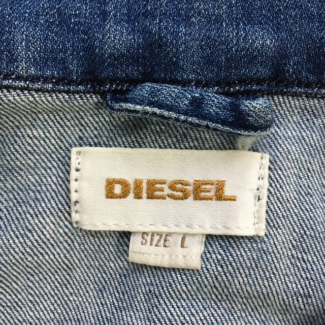 DIESEL(ディーゼル)のDIESEL　ディーゼル　デニムジャケット　USED レディースのジャケット/アウター(Gジャン/デニムジャケット)の商品写真