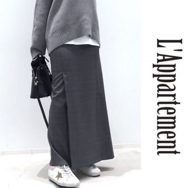 L'Appartement CHECK SLIT スカート