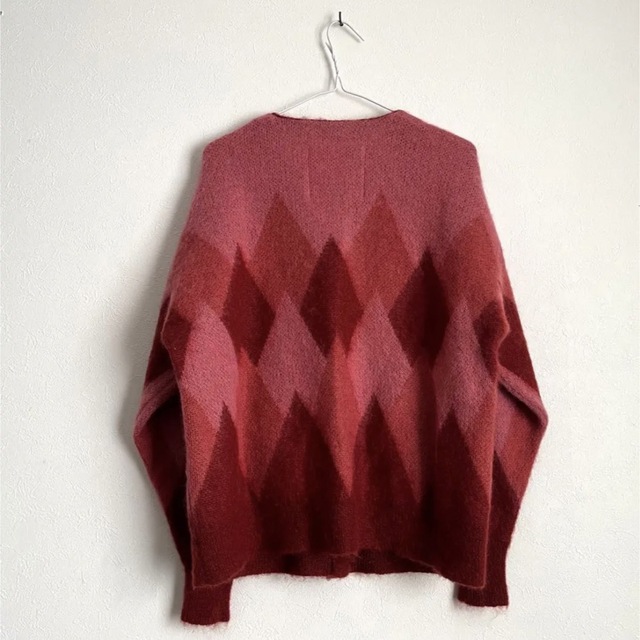 【格安】DAIRIKU Argyle Mohair Knit Cardigan