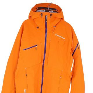 美品 ピークパフォーマンス Peak Performance ジャケット HELI ALPINE JACKET ヘリ アルパイン GORE-TEX Pro スキー 登山 ゴアテックス RECCO スノーウェア ハードシェル スキー アウター メンズ ASIA：L EU/US:M オレンジ