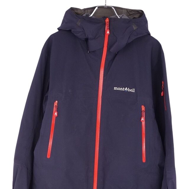美品 モンベル mont bell ジャケット アルパインサーマシェル パーカ ナイロン GORE-TEX ゴアテックス アウター 登山 アウトドア メンズ L ダークネイビー