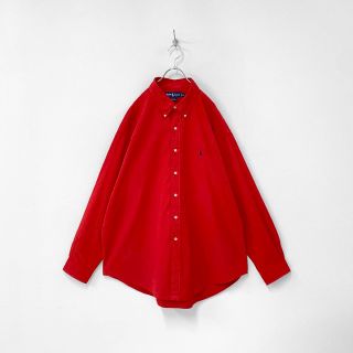 大人気!激レア♪カラービッグポニー刺繍!ボタンダウンロングスリーブ