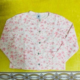 プチバトー(PETIT BATEAU)のプチバトー　花柄　カーディガン　6歳　116(カーディガン)