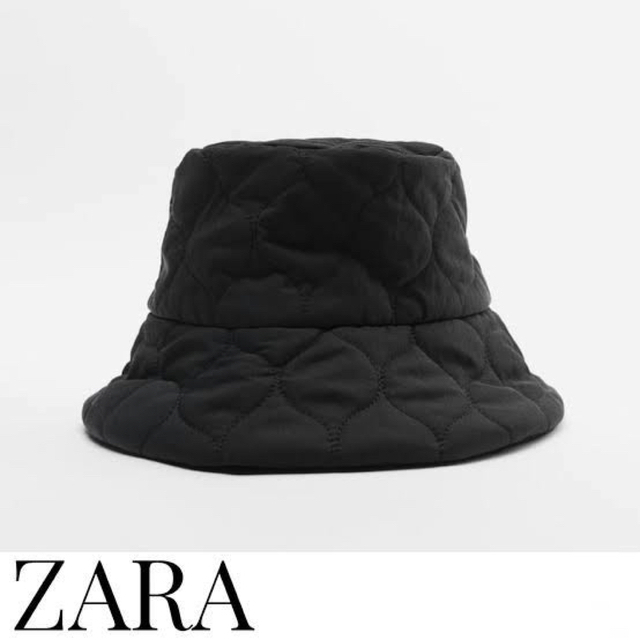 ZARA(ザラ)のZARA キルティングバケットハット レディースの帽子(ハット)の商品写真