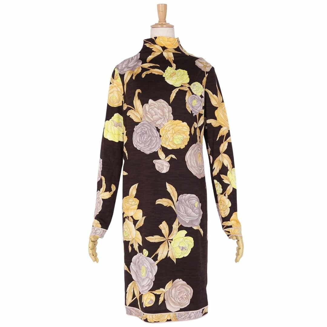 大人気新品 LEONARD M相当 レディース ボトルネック フラワー 花柄 総