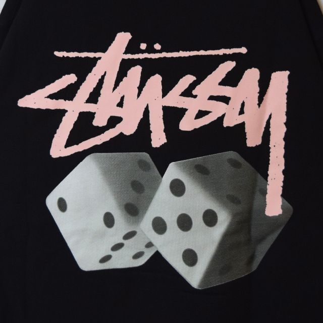 海外限定 ステューシー Stussy サイコロ Dice パーカー L 裏起毛